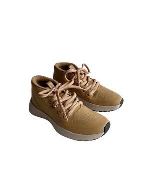 allbirds Runner Protect Size 7 Stony Beige Wool High Top Sneakers Spring Hiking